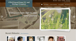 Desktop Screenshot of oneilfuneralhome.com